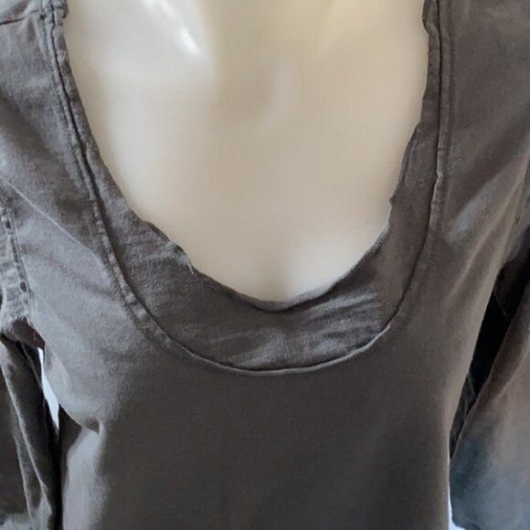 𝅺NEON Buddha 100 % cotton grey shirt tunic - Picture 3 of 5